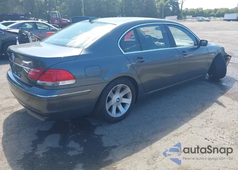 2008 BMW 750Li z USA, uszkodzony, nr VIN WBAHN83558DT84966